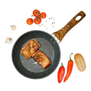 24cm Non Stick Fry Pan – Granite Finish, Oven-Safe, Ergonomic Handle