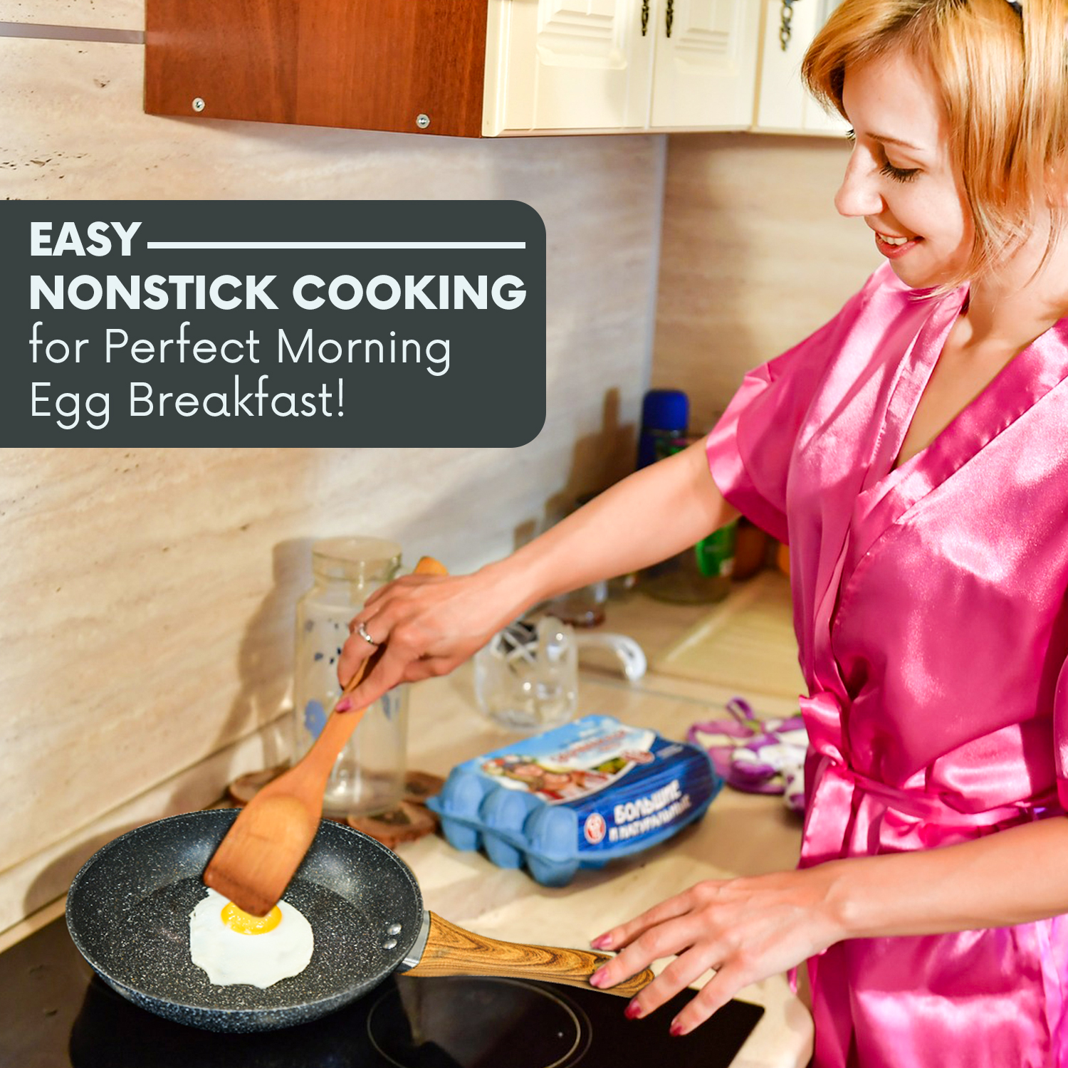 20cm Nonstick Fry Pan – Compact Durable Non-Stick Pan