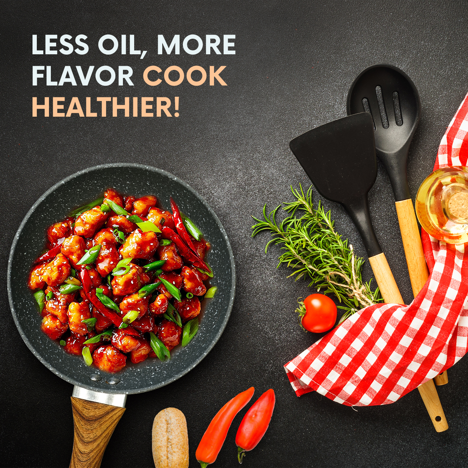 20cm Nonstick Fry Pan – Compact Durable Non-Stick Pan