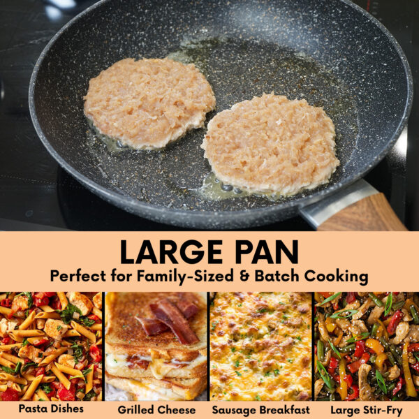 28cm Nonstick Frying Pan – Durable Induction Compatible Pan