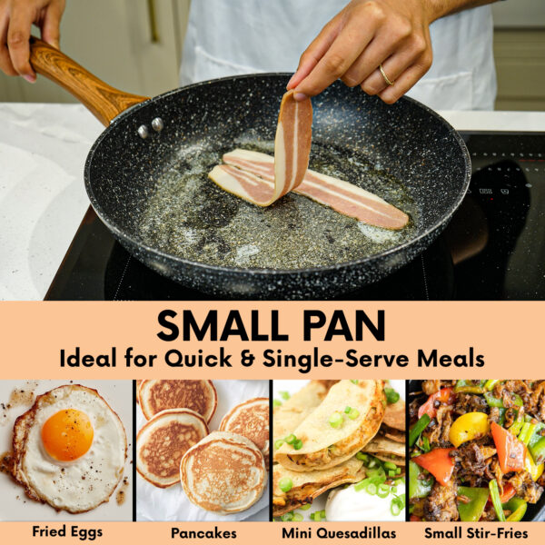 20cm Nonstick Fry Pan – Compact Durable Non-Stick Pan