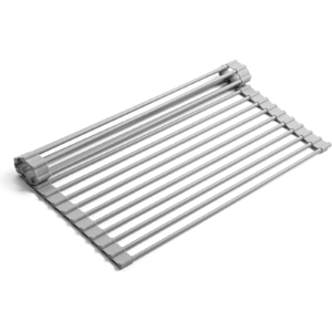 Dish Drainer Sink Rack – Foldable Rolling Kitchen Draining Mat