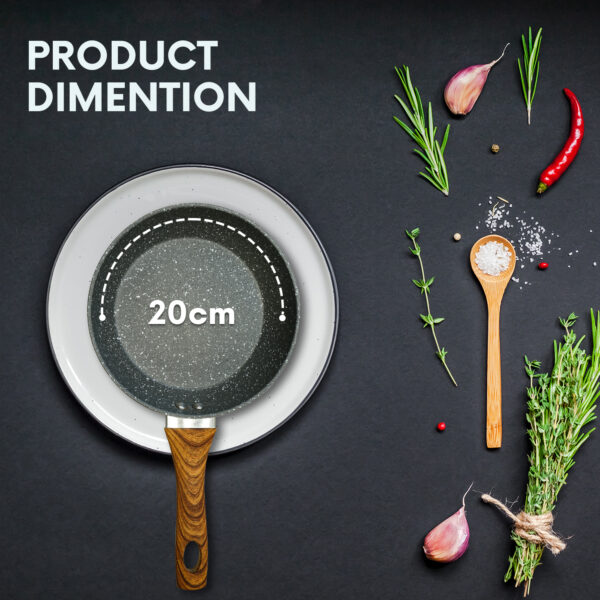 20cm Nonstick Fry Pan – Compact Durable Non-Stick Pan