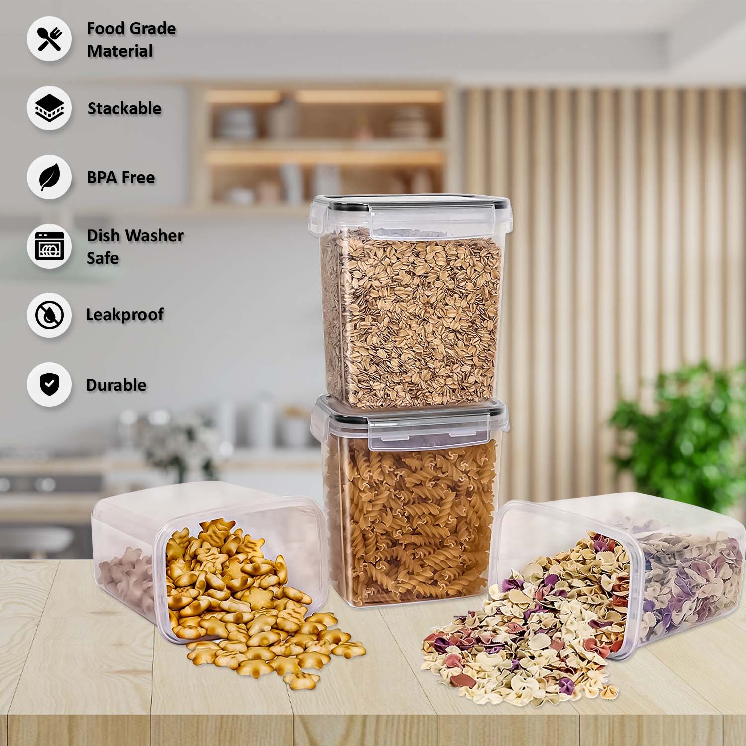 AEX Cereal Storage Containers Set of 10