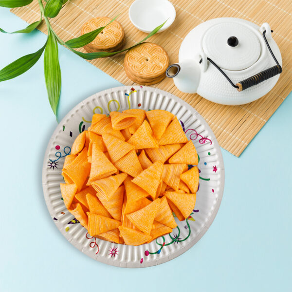 AEX White Happy Birthday Cake Paper Plates