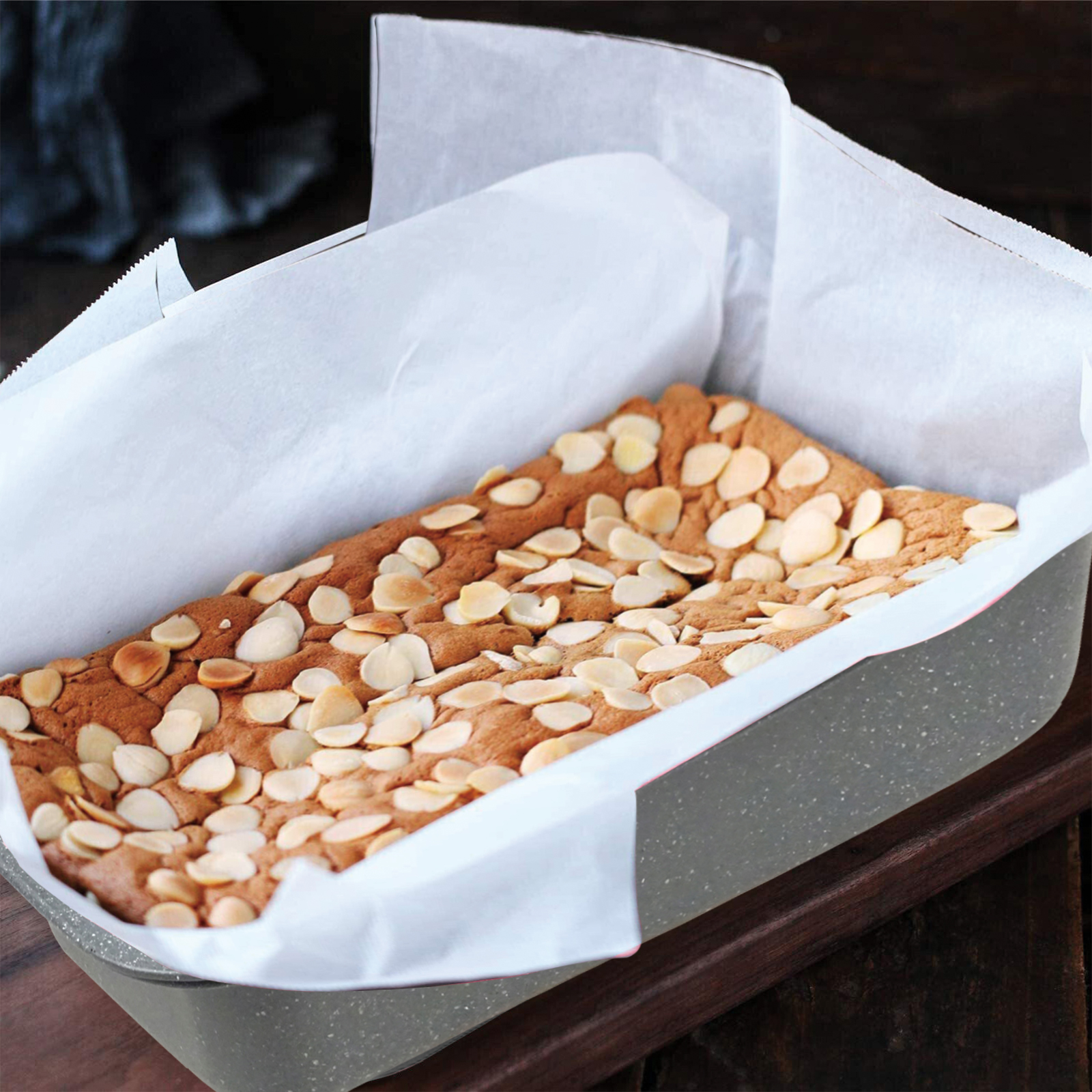 Grey Bread Baking Pan 1.2L – Heavy Duty Nonstick Loaf Tin