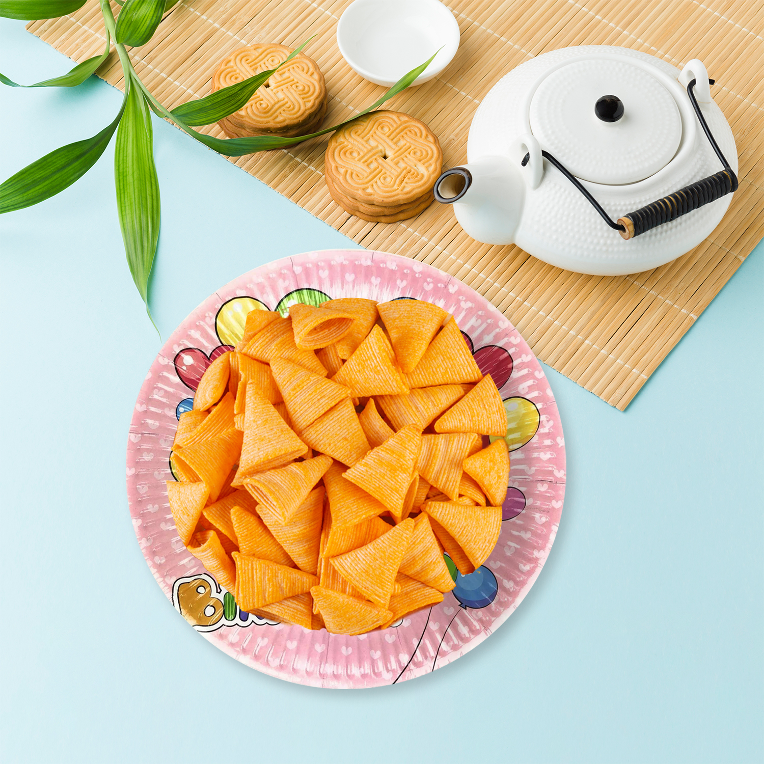 Pink Plates Paper – Heart Design 23cm Disposable Birthday Party