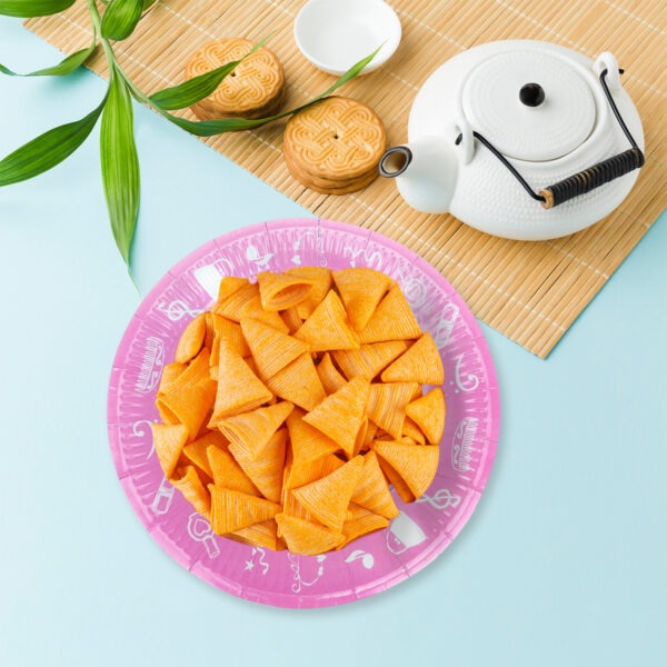 Thick Paper Plates – 23cm Pink Baby Girl Disposable Plates