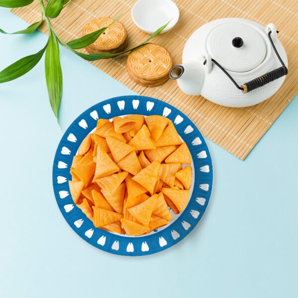 Blue Paper Plate – 23cm “İlk Dişim” Disposable Baby Plates