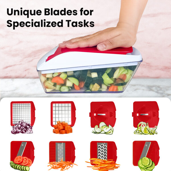 Vegetable Choppers – 8 in 1 Multi-Function Food & Veg Chopper UK