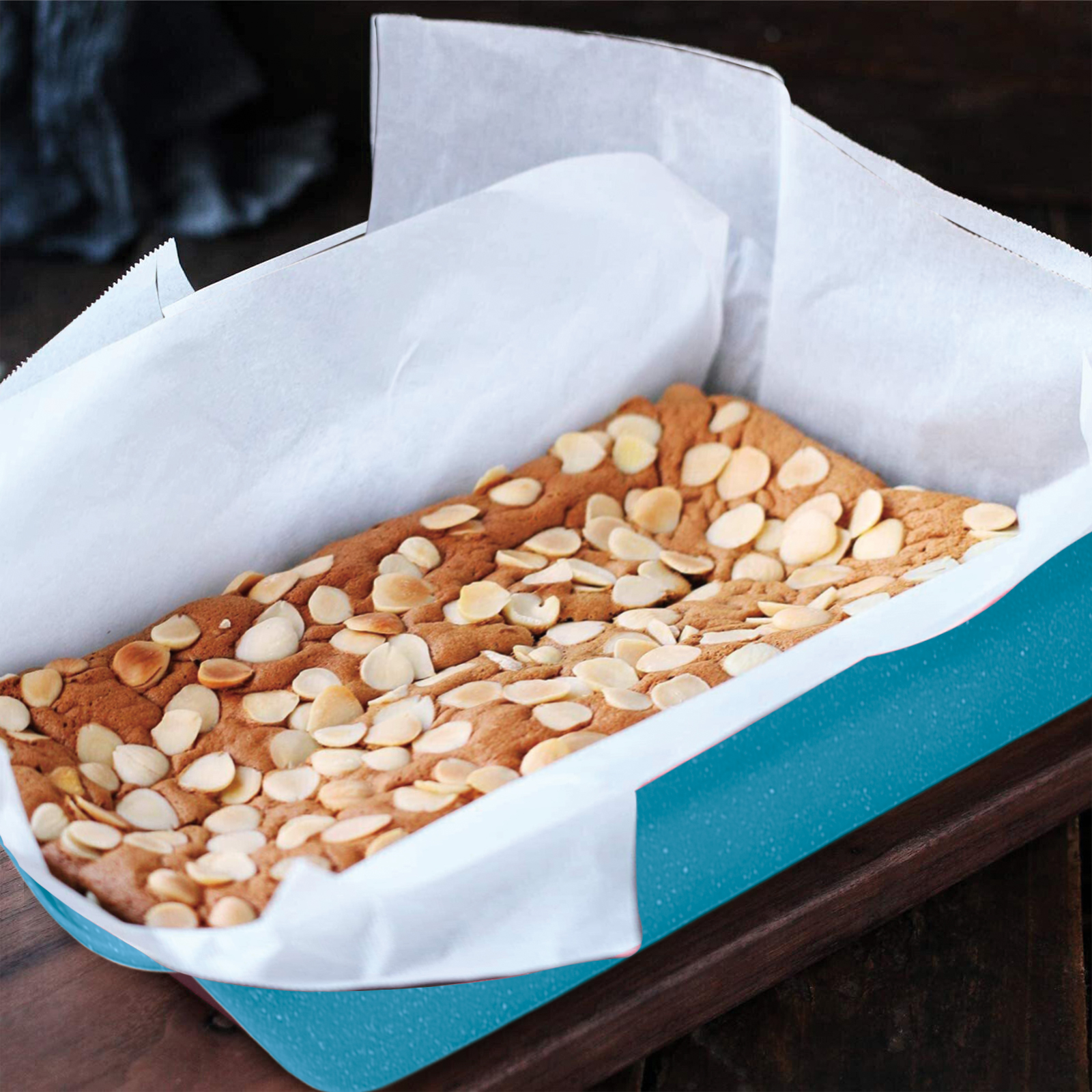 Blue Baking Tray 1.2L – Heavy Duty Rectangle Loaf & Cake Pan