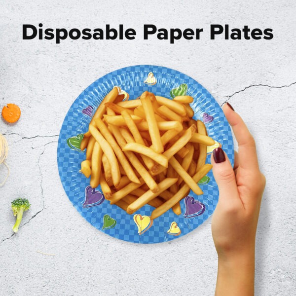 Paper Plates Blue – 23cm “It’s A Boy” Disposable Baby Plates