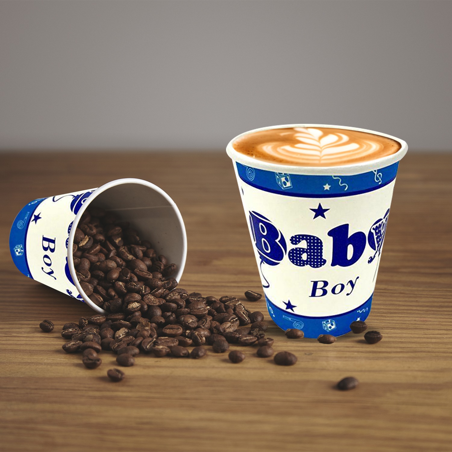 Blue Party Cup – 30X 7oz It’s A Baby Boy Paper Cups