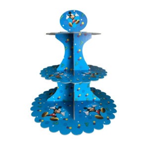 3 Tier Mickey Mouse Cup Cake Stand – Cardboard Party Display