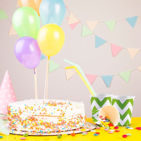 Green Paper Cups – 30 Pack 7oz Zigzag Disposable Cups