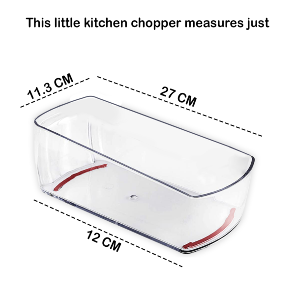 4-in-1 Vegetable Chopper – Red Multi-Function Food Slicer UK