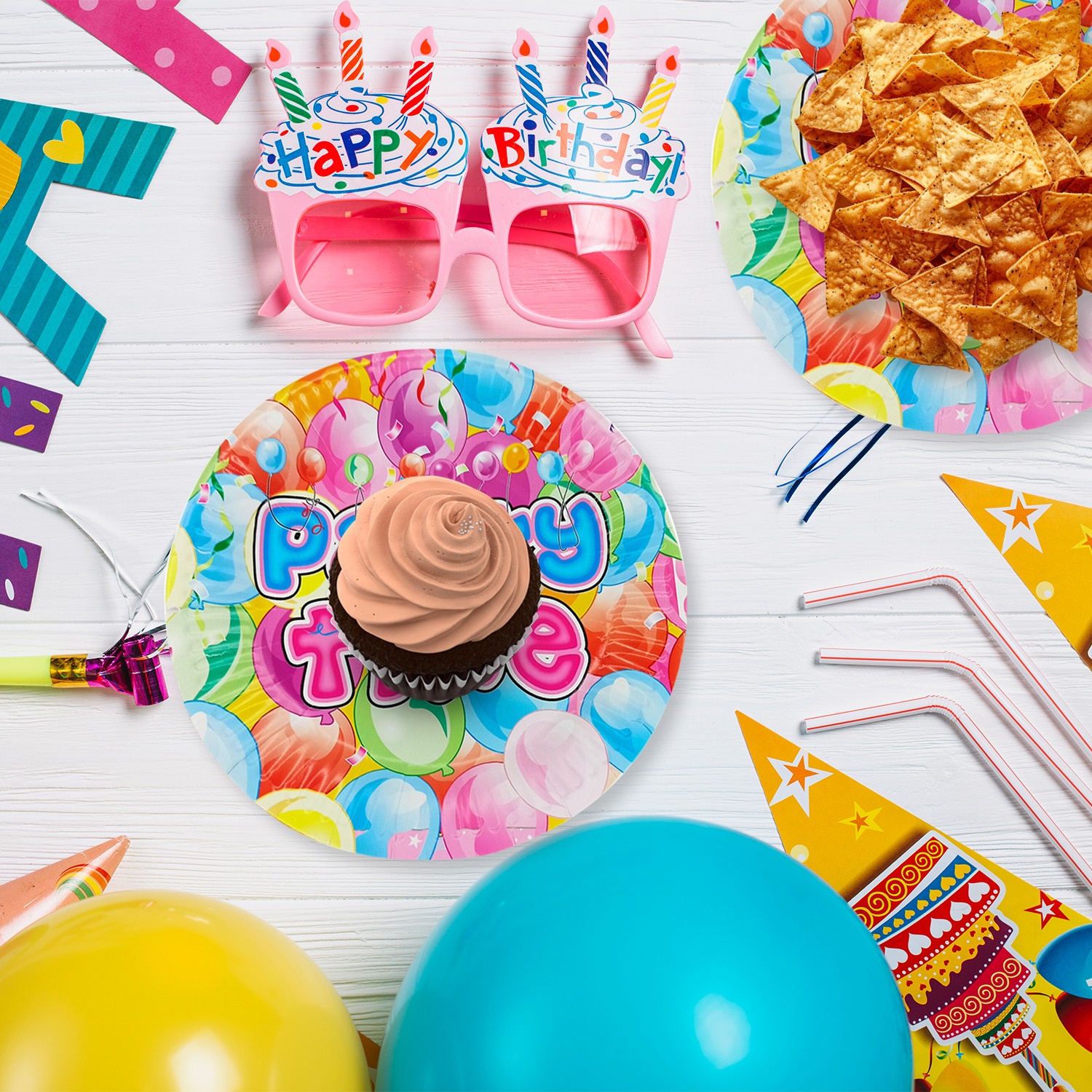 Party Pink Plates – 23cm Party Time Disposable Paper Plates