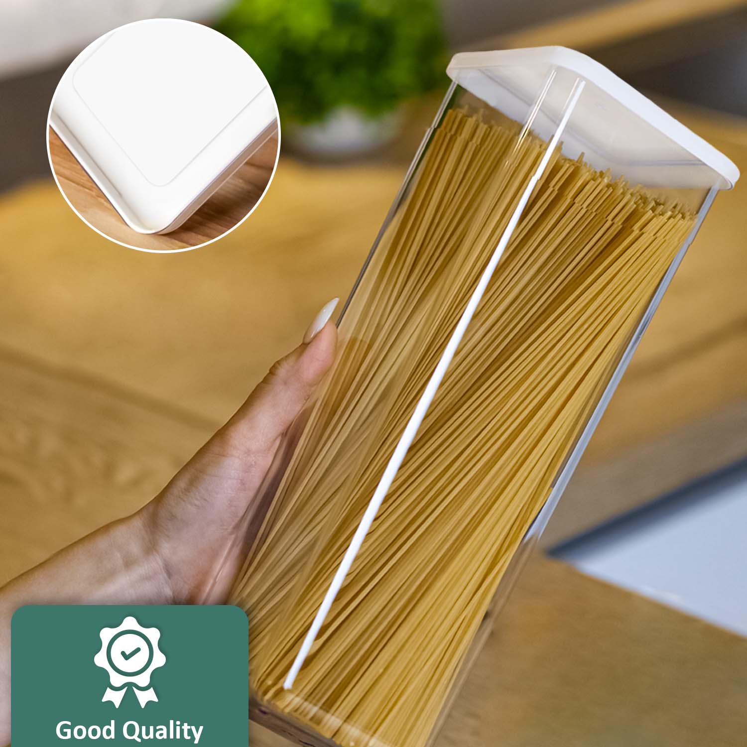 AEX 5X Plastic Food Storage Containers With Lid