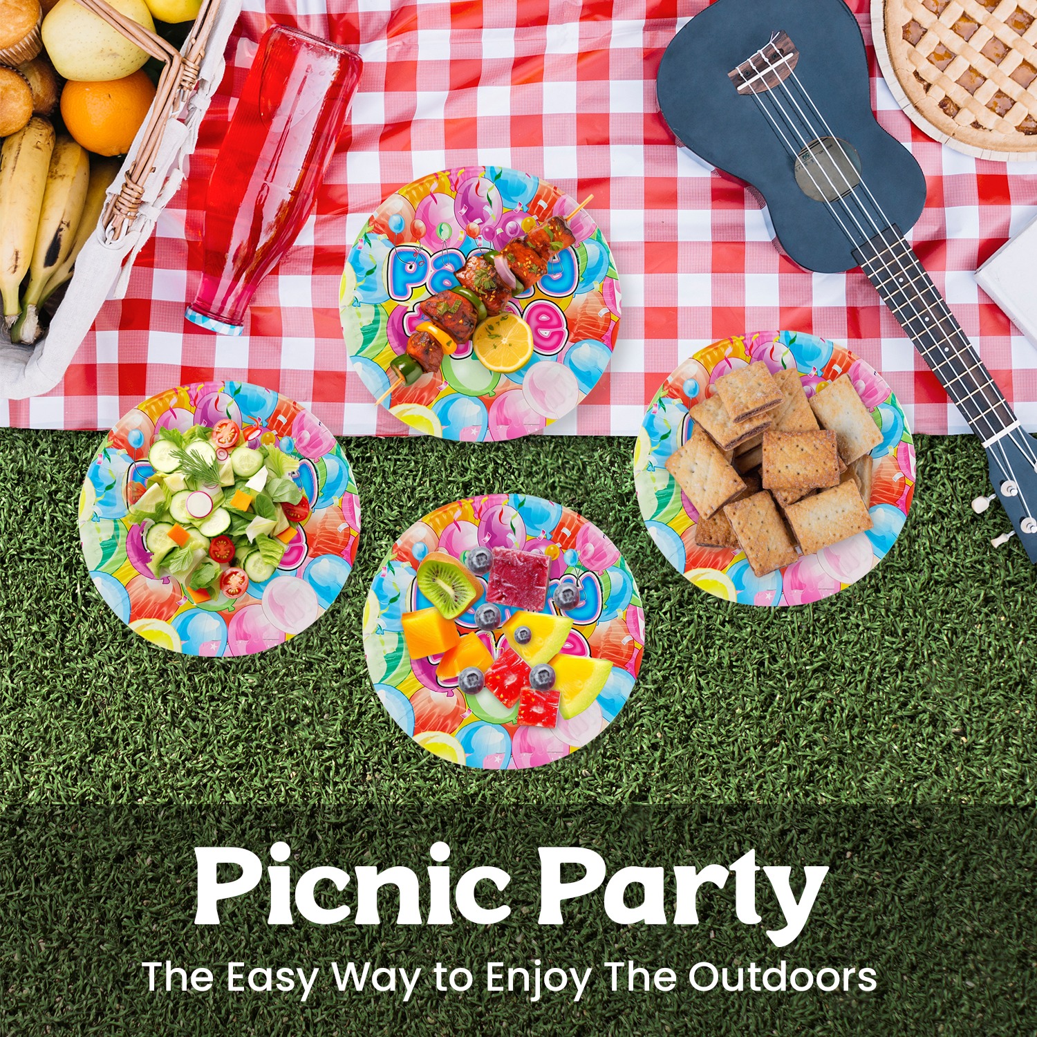 Party Pink Plates – 23cm Party Time Disposable Paper Plates