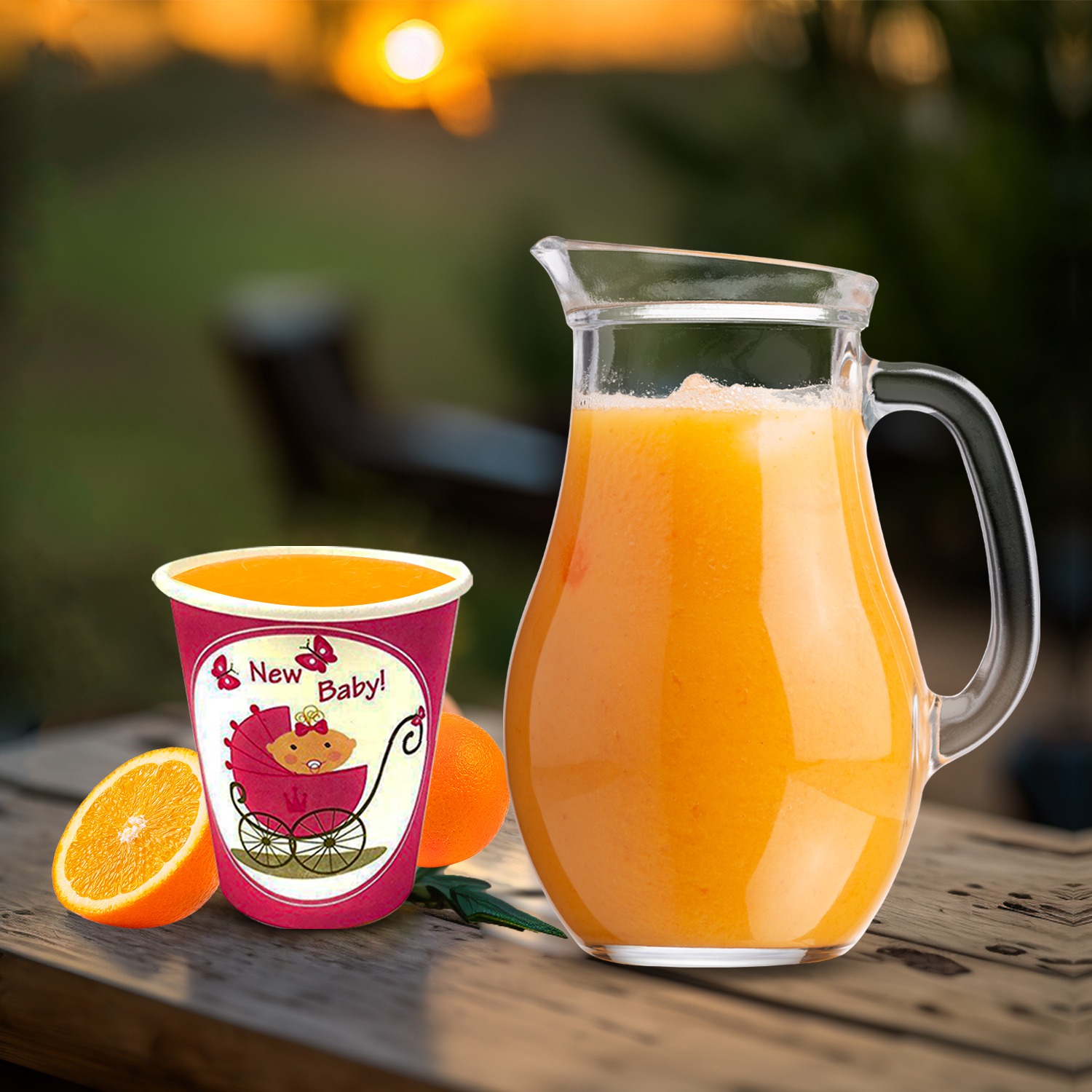 Pink Paper Cups for Hot Drinks – 30X 7oz New Baby Cups