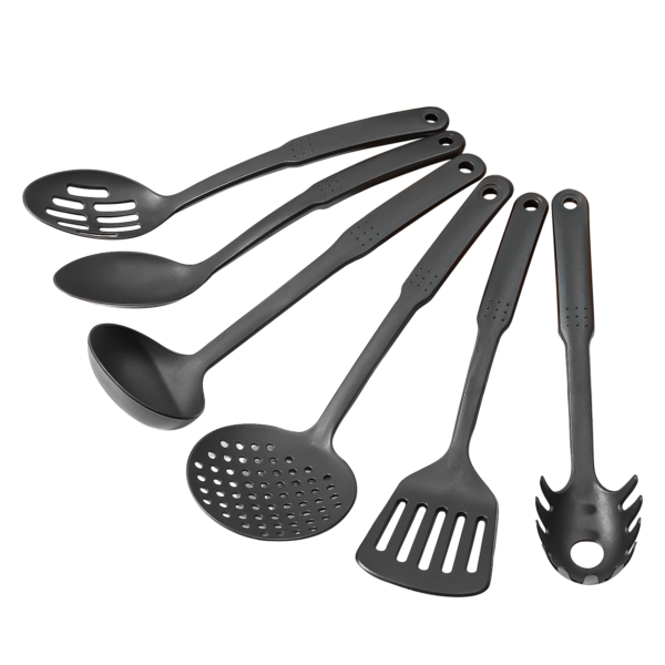 6-Piece Spatula Set – Heat-Resistant Plastic Utensils for Non-Stick Pans