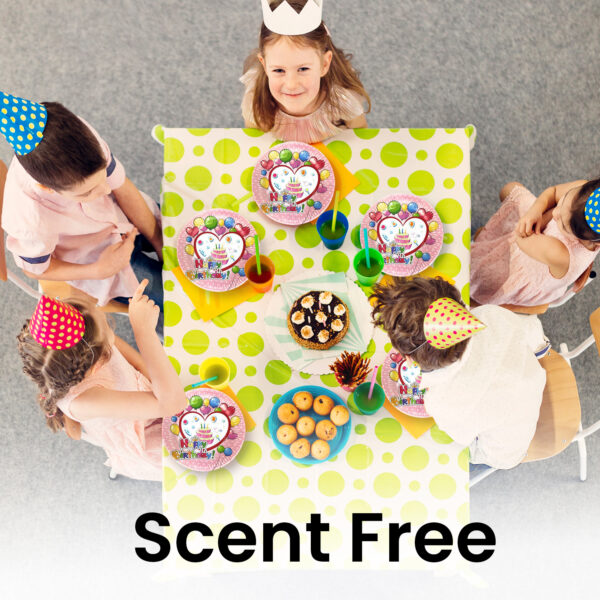 Pink Plates Paper – Heart Design 23cm Disposable Birthday Party