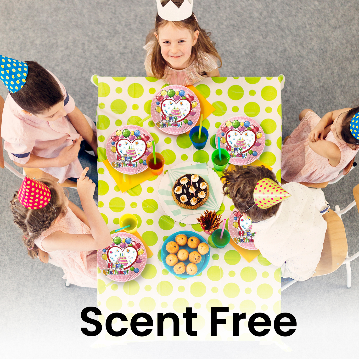 Pink Plates Paper – Heart Design 23cm Disposable Birthday Party