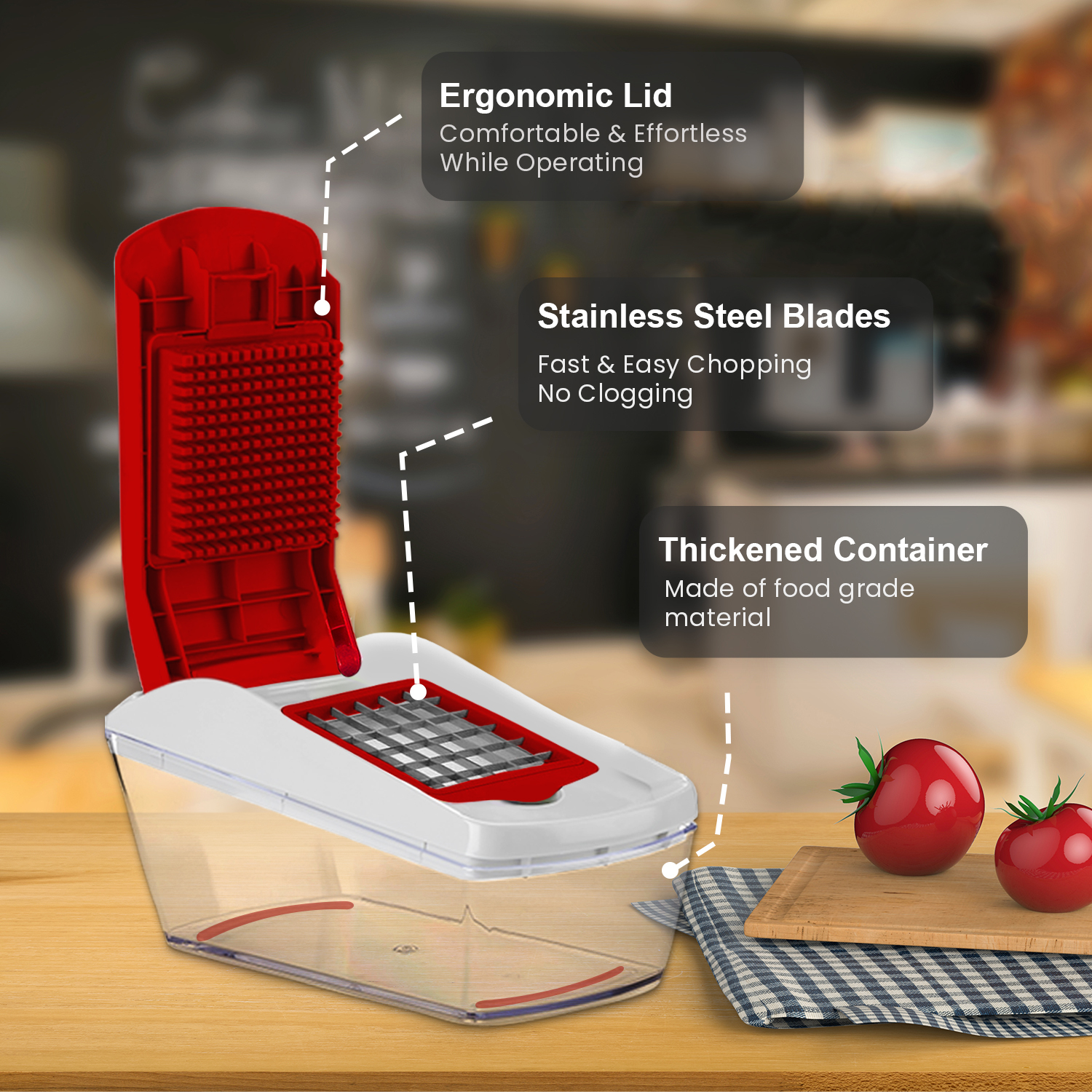 Vegetable Choppers – 8 in 1 Multi-Function Food & Veg Chopper UK