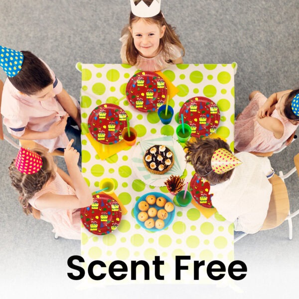 Paper Plates Red – 23cm Happy Birthday Cake Disposable Plates