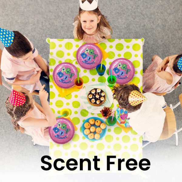 Paper Plate Pink – 23cm Baby Shower Disposable Party Plates