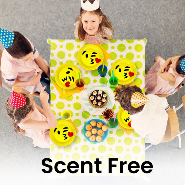 AEX Wink Face Kisses Emoji Paper Plates