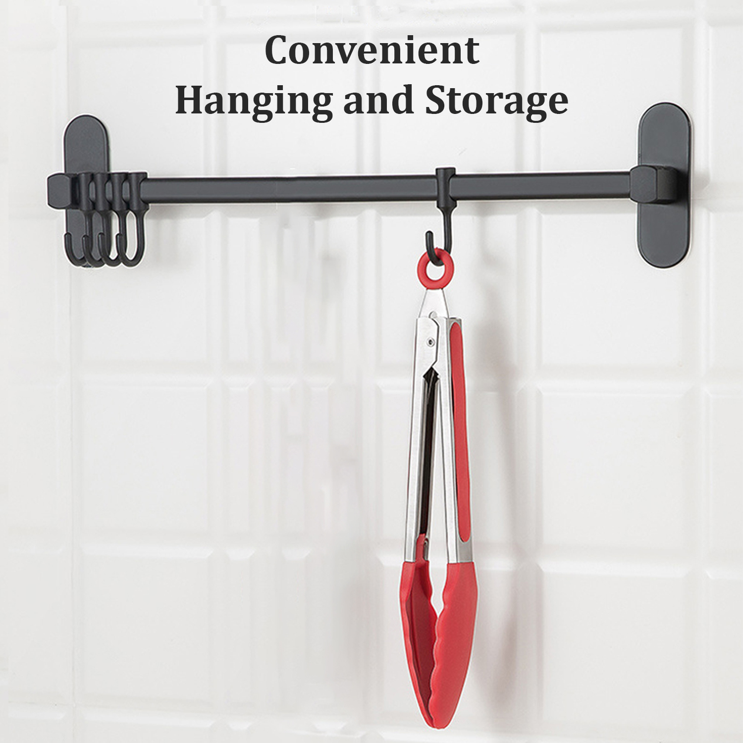 Red 9-Inch Kitchen Tongs – Silicone Tips, Heat Resistant & Ergonomic