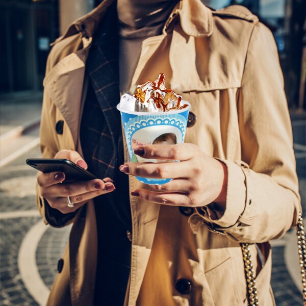 Blue Disposable Cups – 30 Baby Boy Photo Party Paper Cups