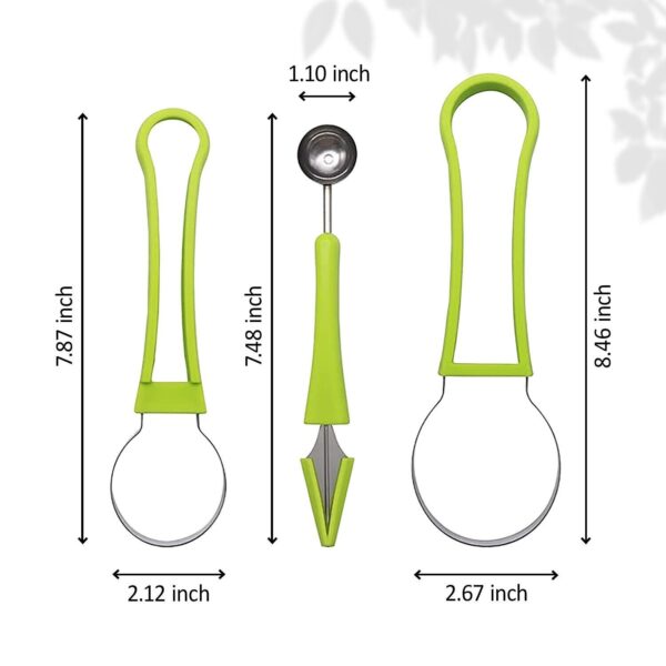 4 in 1 Fruit Carver Set – Stainless Steel Precision Carving Tools