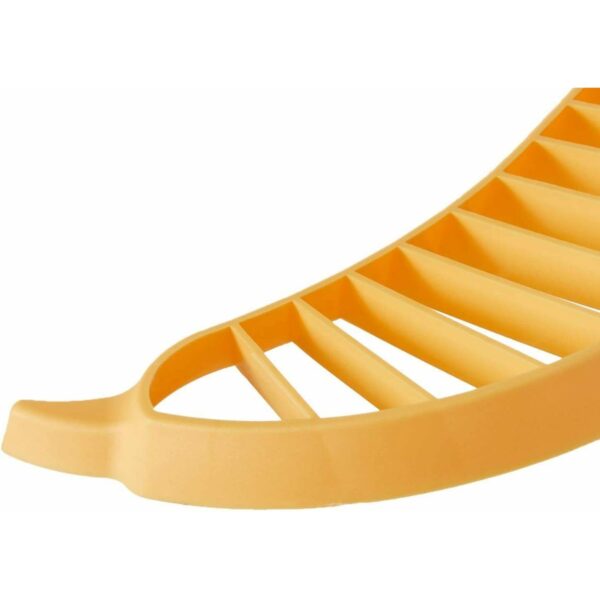 Yellow Banana Slicer – Easy, Uniform Banana Cutter for Home Use