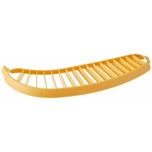 Yellow Banana Slicer – Easy, Uniform Banana Cutter for Home Use