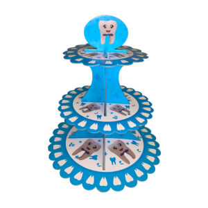 Blueteeth 2 Cupcake Stand Cardboard 3 Tier Cake Desserts Stand