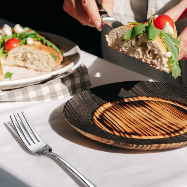 6X Stainless Steel Dinner Fork Set – Sleek Ergonomic Cutlery