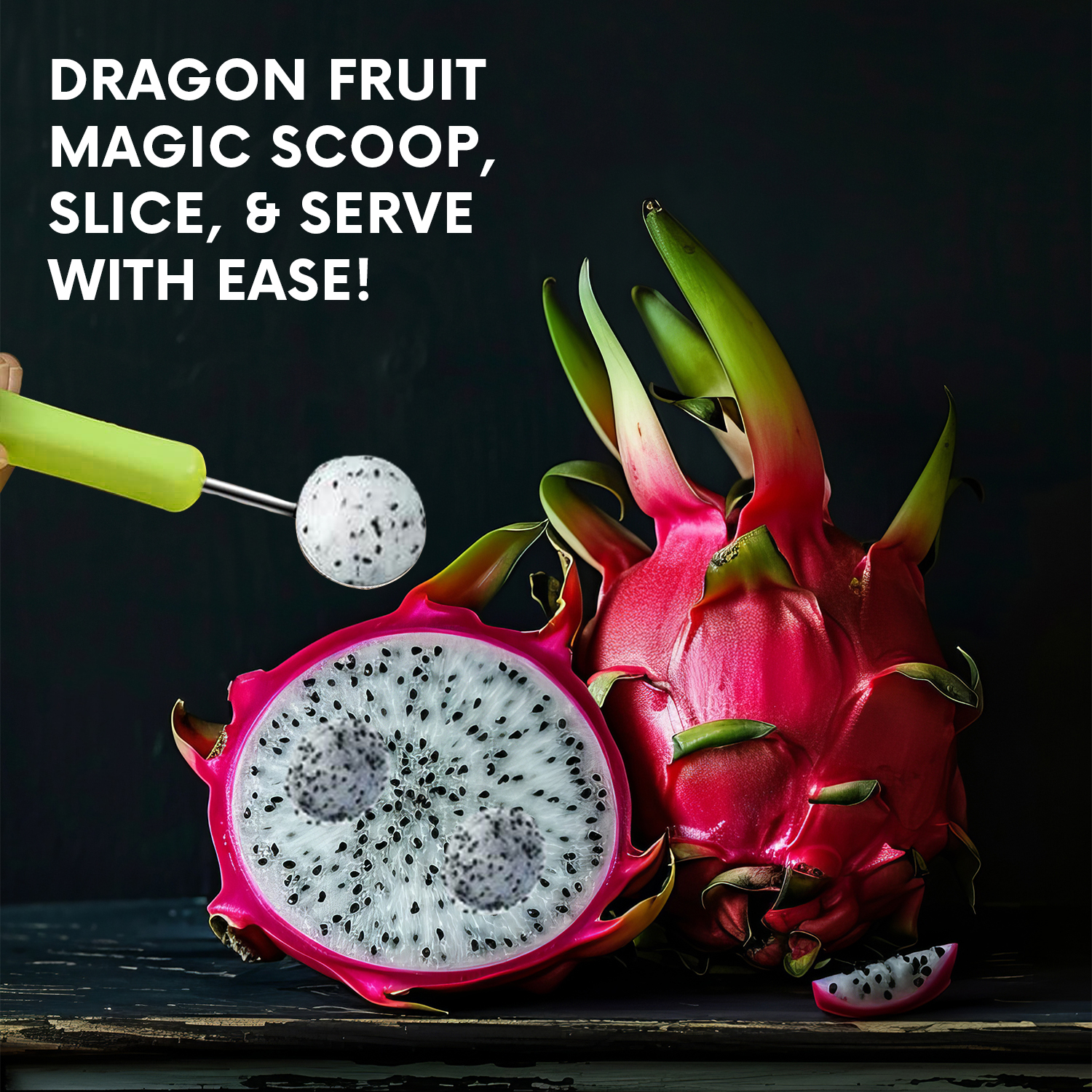 4 in 1 Fruit Carver Set – Stainless Steel Precision Carving Tools