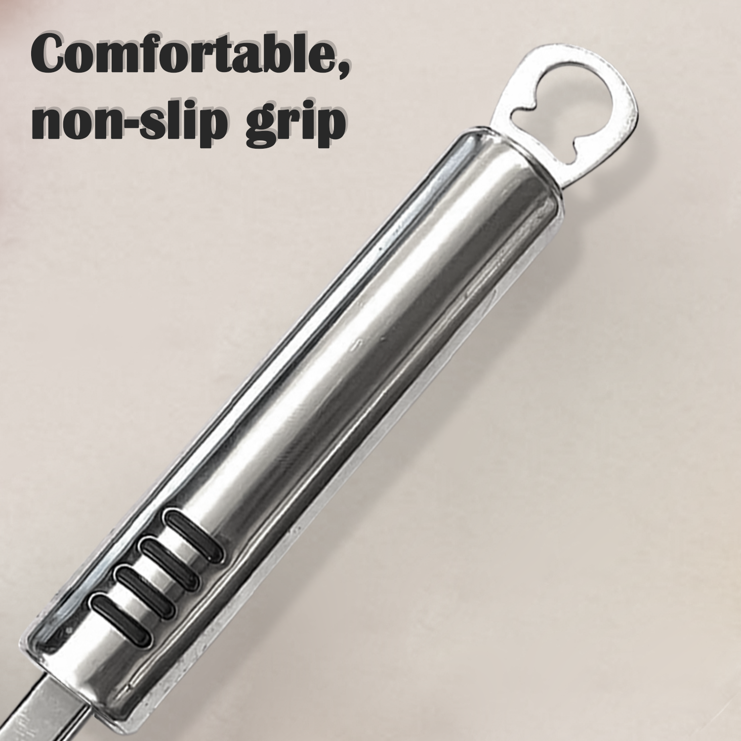 Stainless Steel Ice Cream Spoon with Ergonomic Non-Slip Handle