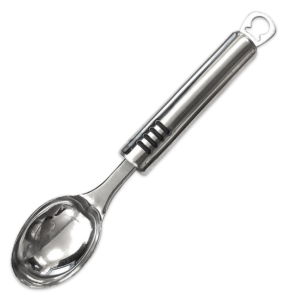 Stainless Steel Ice Cream Spoon with Ergonomic Non-Slip Handle