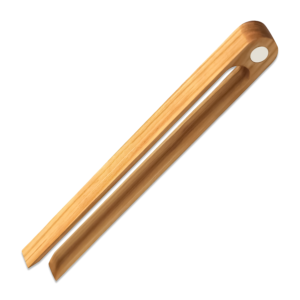 Magnetic Bamboo Toaster Tongs