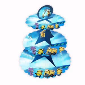 3 Tier Cupcake Stand – Minions Cardboard Party Display