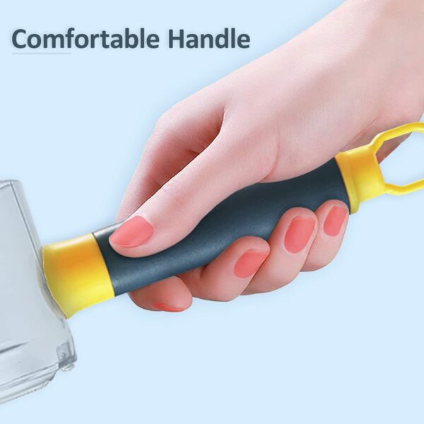 Vegetable Peeler With Container – Ergonomic Blue & Yellow Design