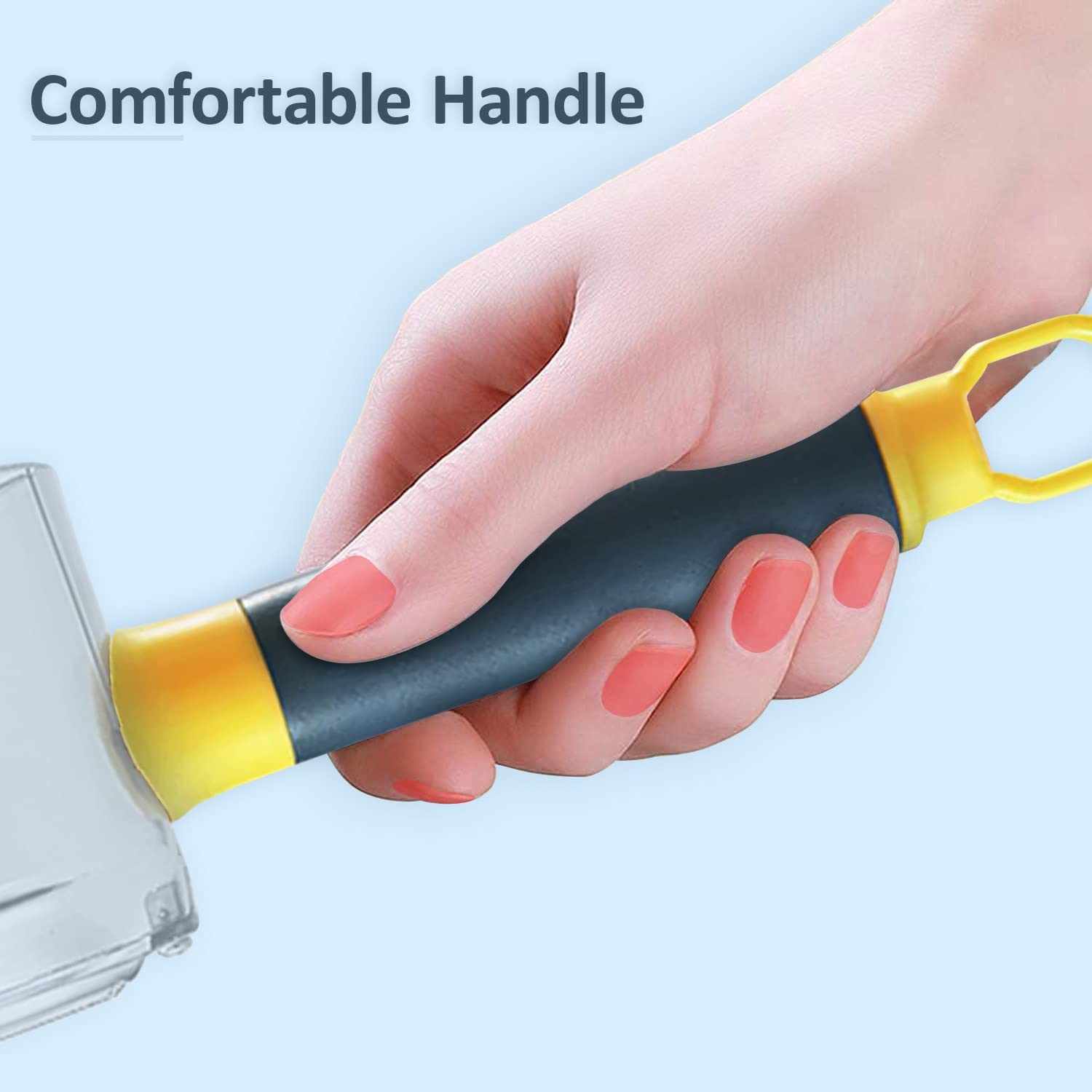 Vegetable Peeler With Container – Ergonomic Blue & Yellow Design