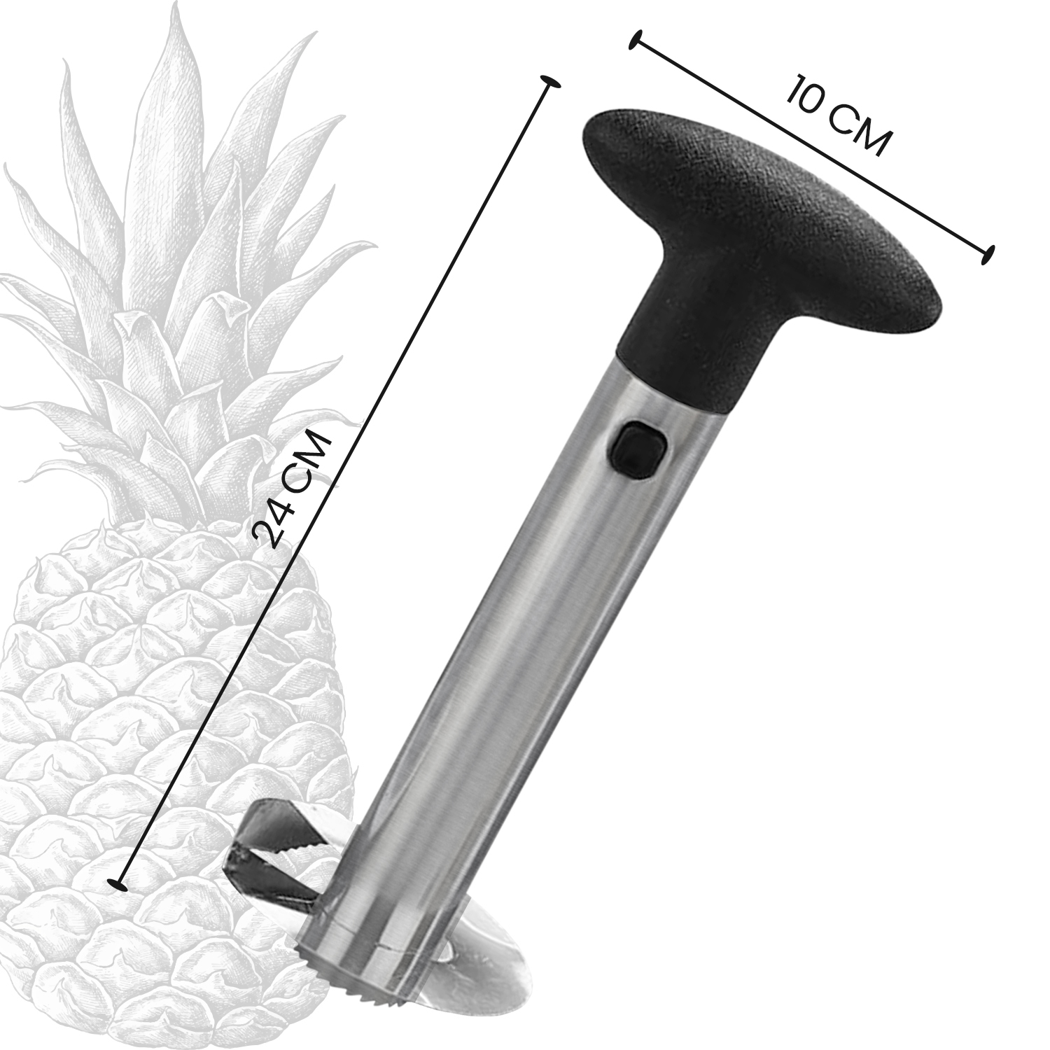 AEX Pineapple Corer and Slicer Tool with Wedger