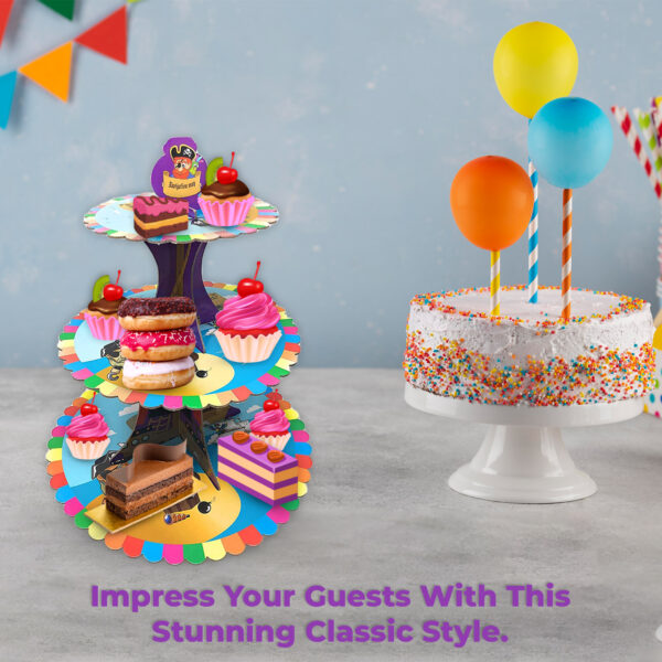 Best 3 Tier Cake Stand Cardboard – Pirate-Themed Cupcake Display