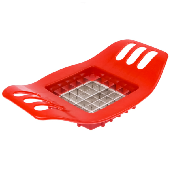 Red Potato Chips Cutter – Durable French Fries & Vegetable Slicer