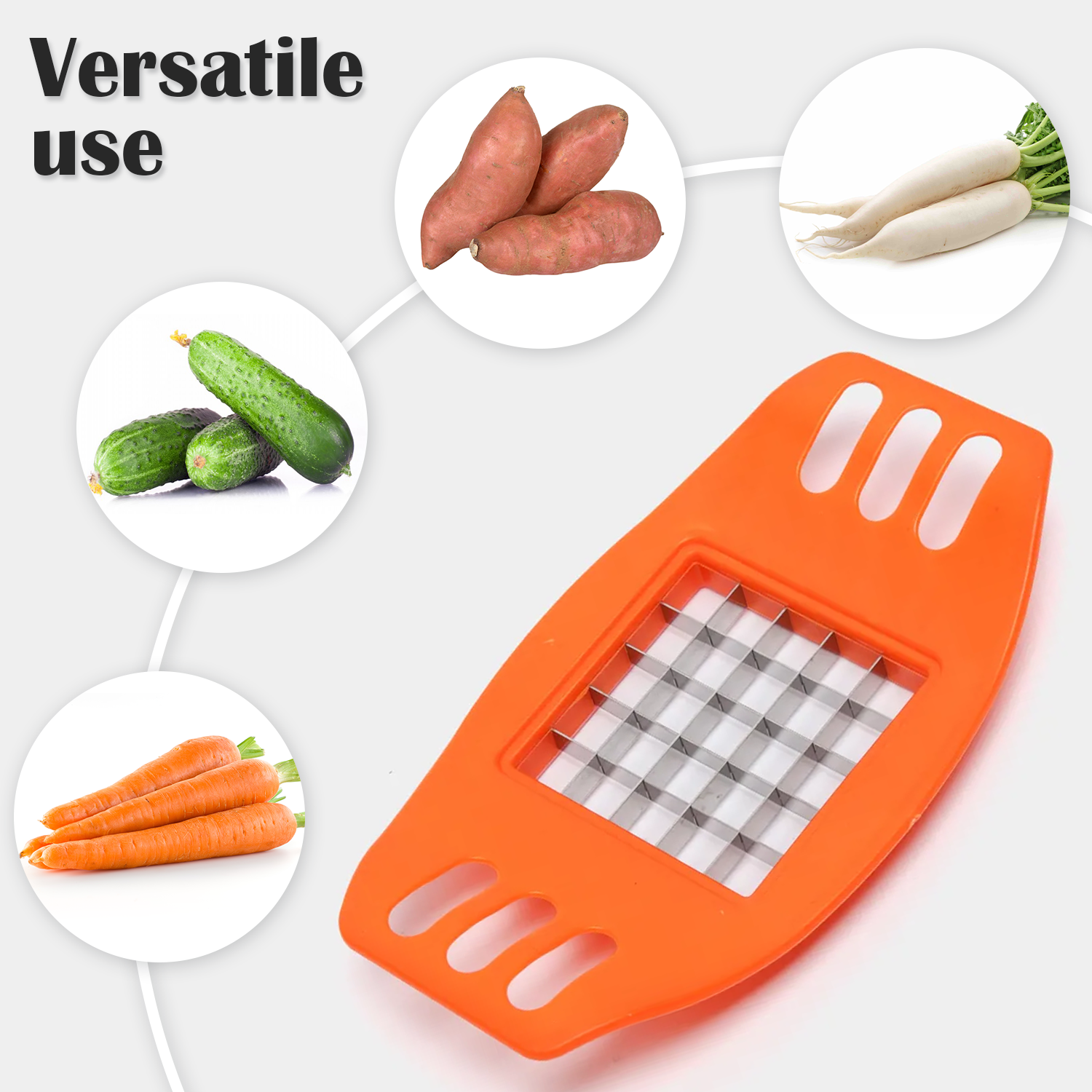 AEX Orange French Fries Potato Chips Cutter