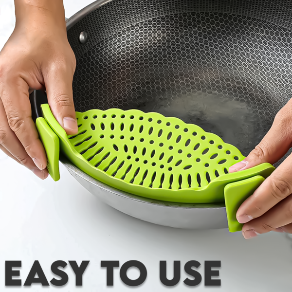 AEX Clip on Strainer With Soup Funnel